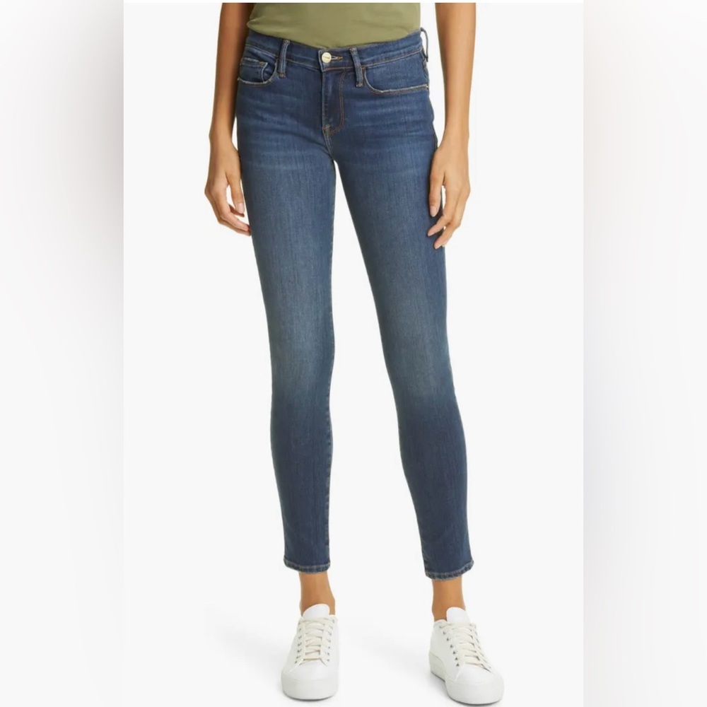 FRAME Le Skinny de Jeanne Crop Jeans